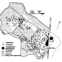 Plan des Gr�¤berfeldes aus dem Jahr 1939
